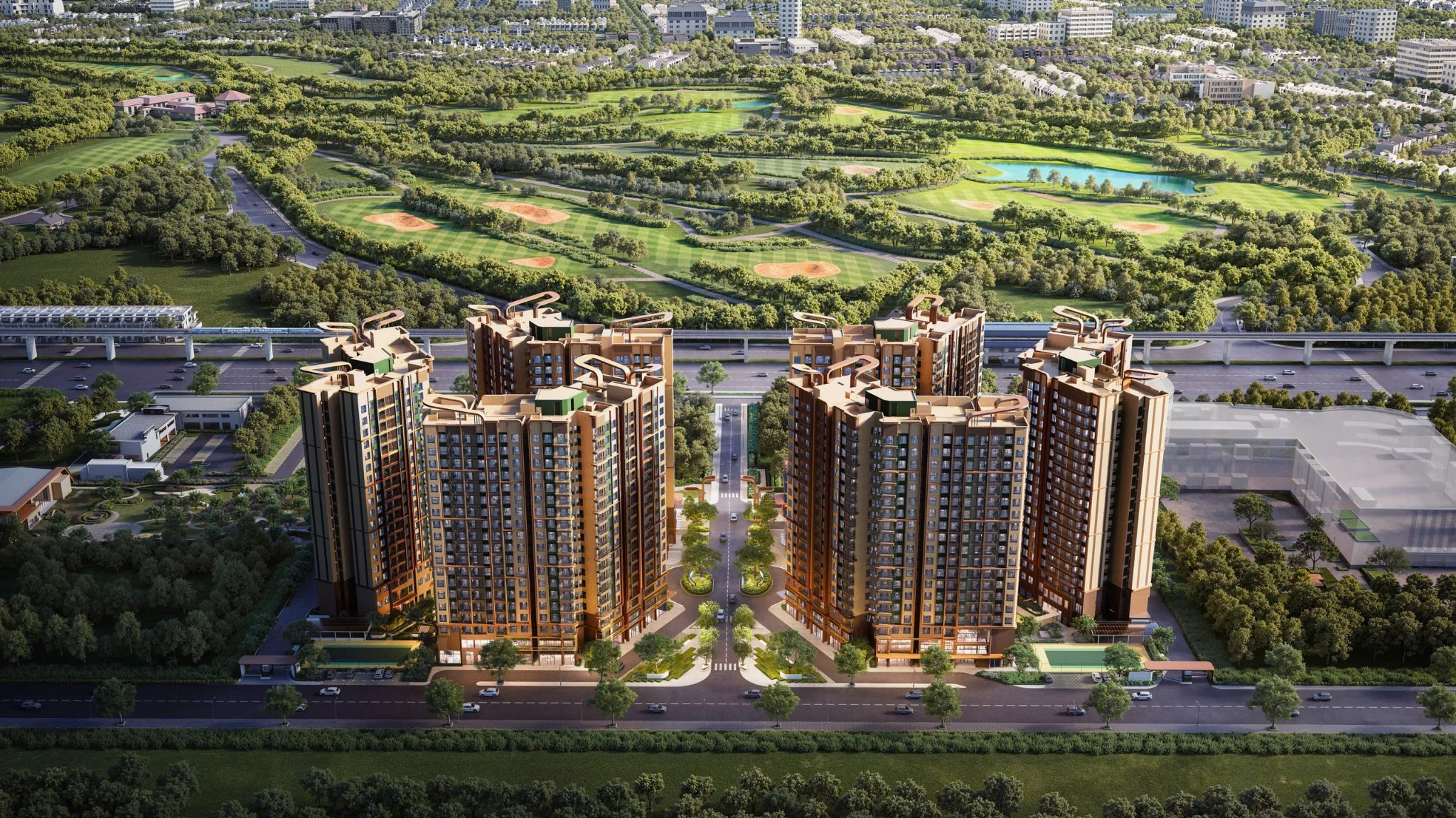 Phối cảnh khối căn hộ Norton Park
